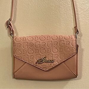 GUESS Mini Wallet Crossbody Bag in Pink